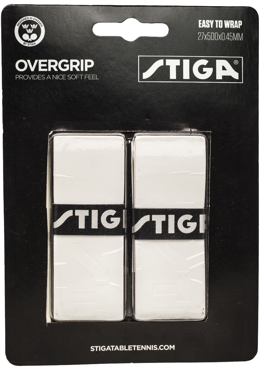 Stiga Overgrip White 2-pack